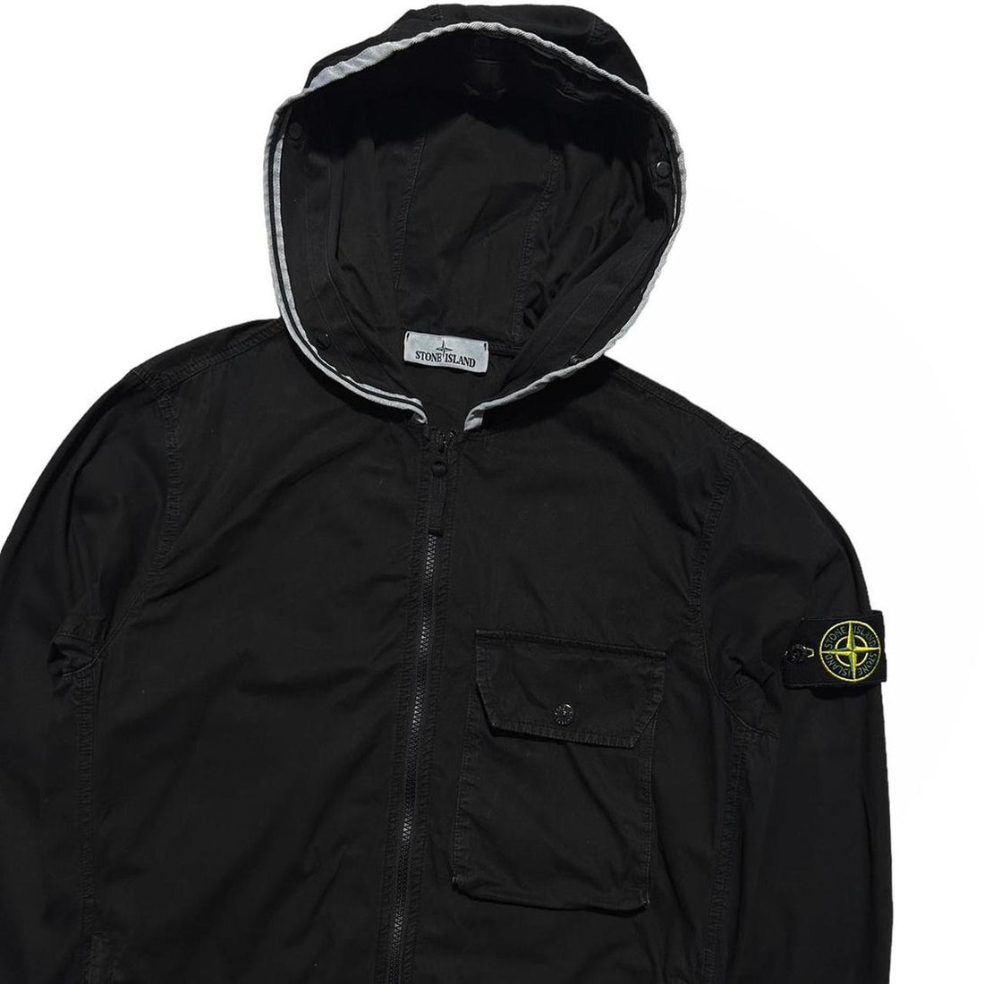 Stone Island Canvas Side Pocket Overshirt Jacket