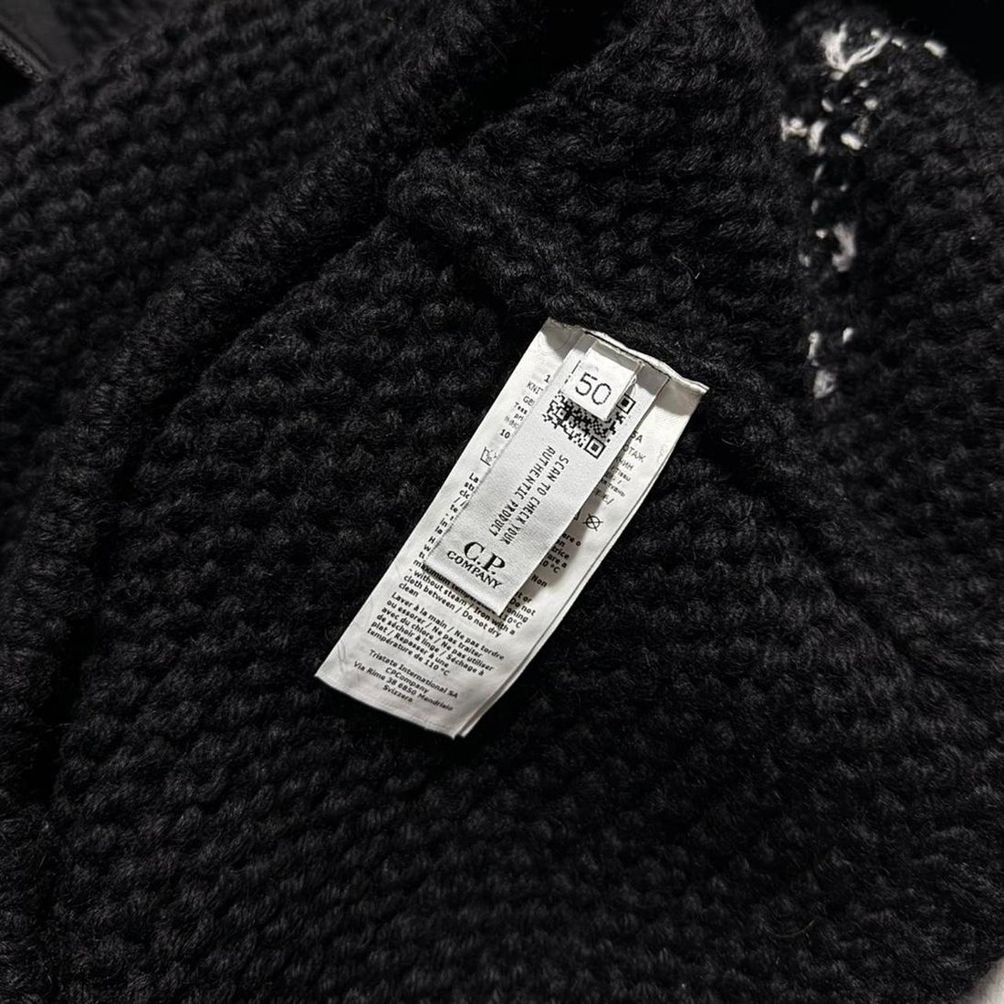 CP Company Heavy Knit Handmade Jacket