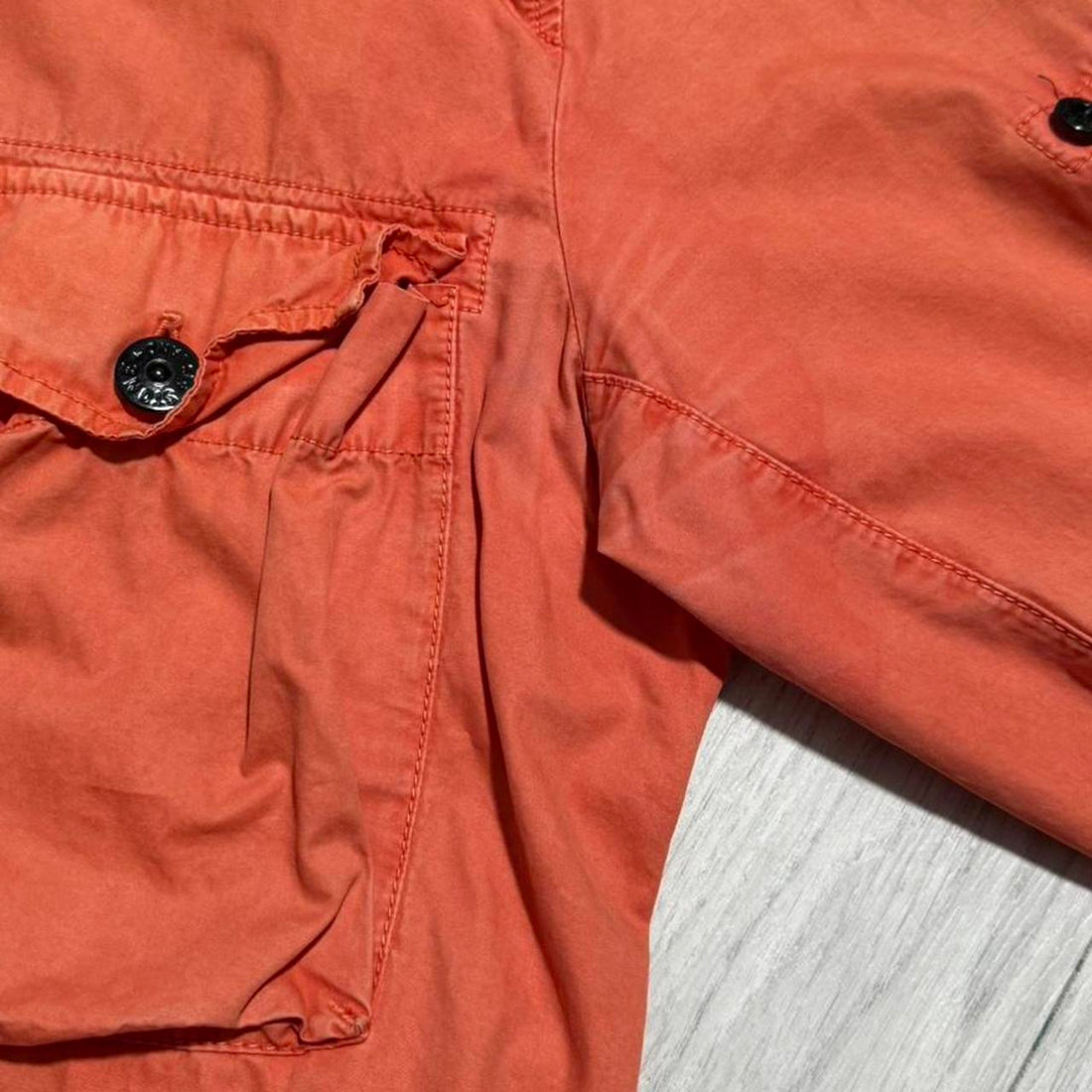 Stone Island Orange Overshirt