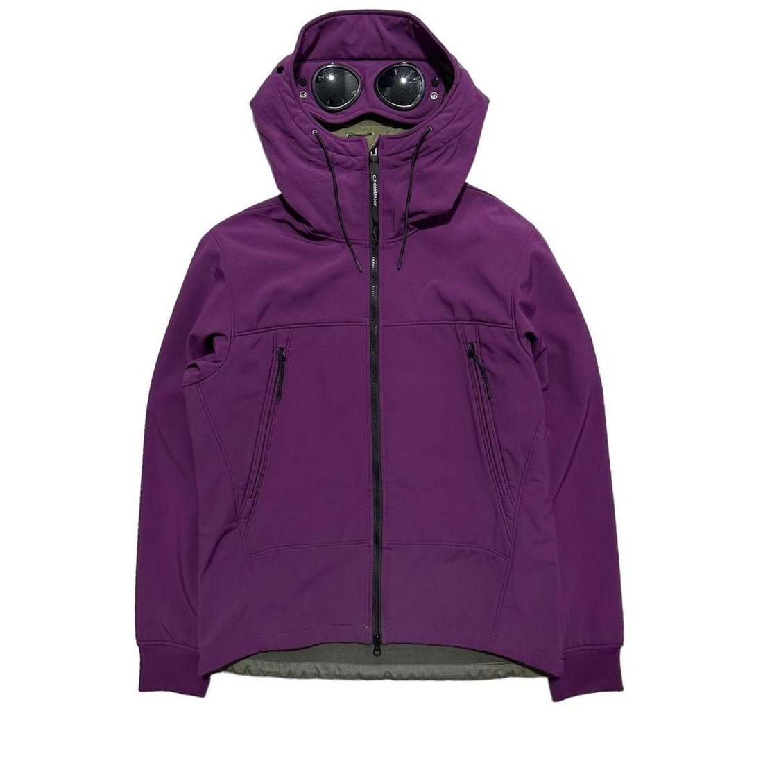 CP Company Purple Soft Shell Goggle Jacket
