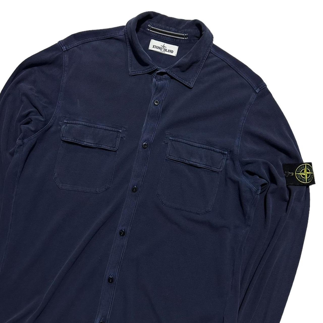 Stone Island Double Pocket Button Up Shirt TobyTides