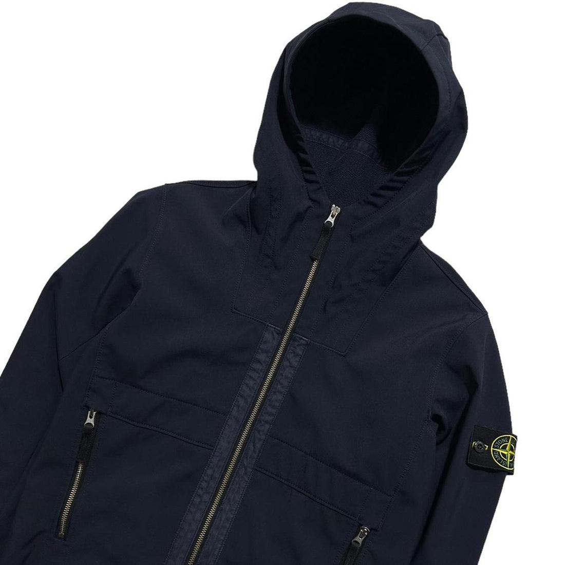 Stone Island Navy Soft Shell Jacket