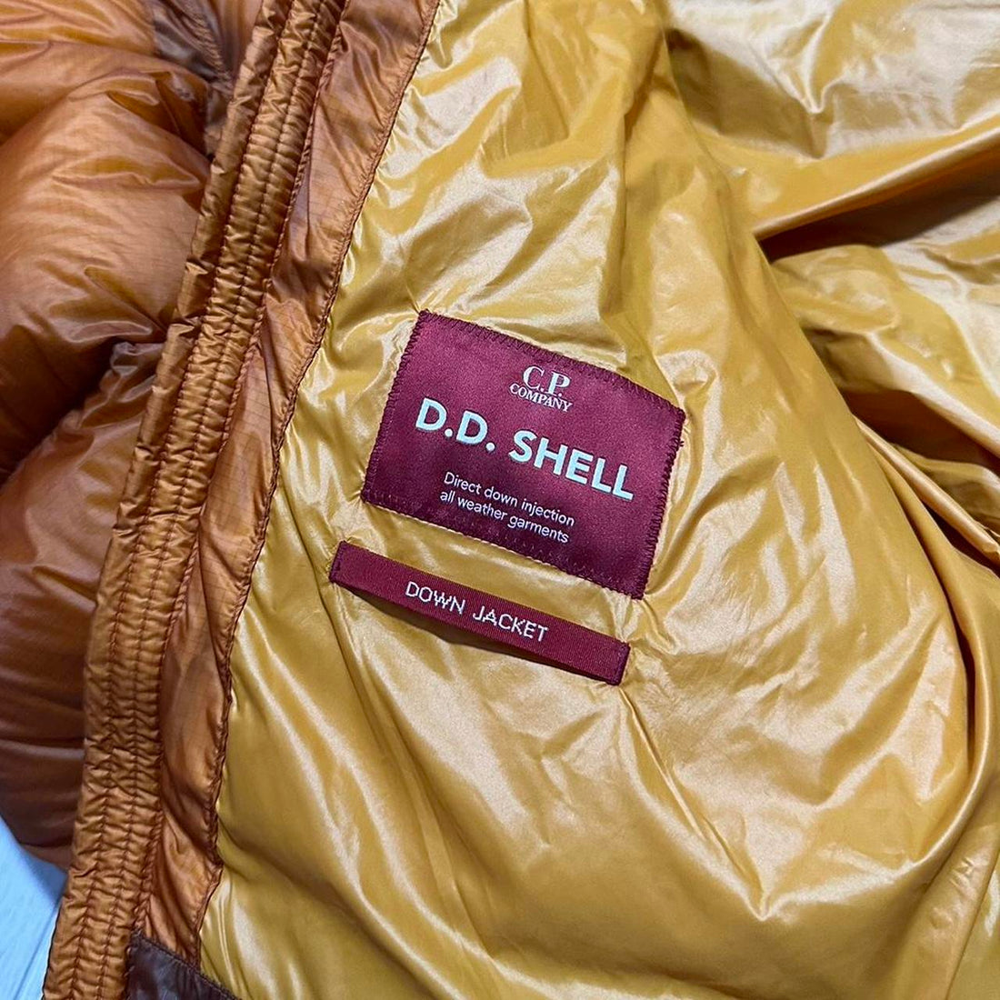 CP Company D.D. Shell Down Orange Jacket