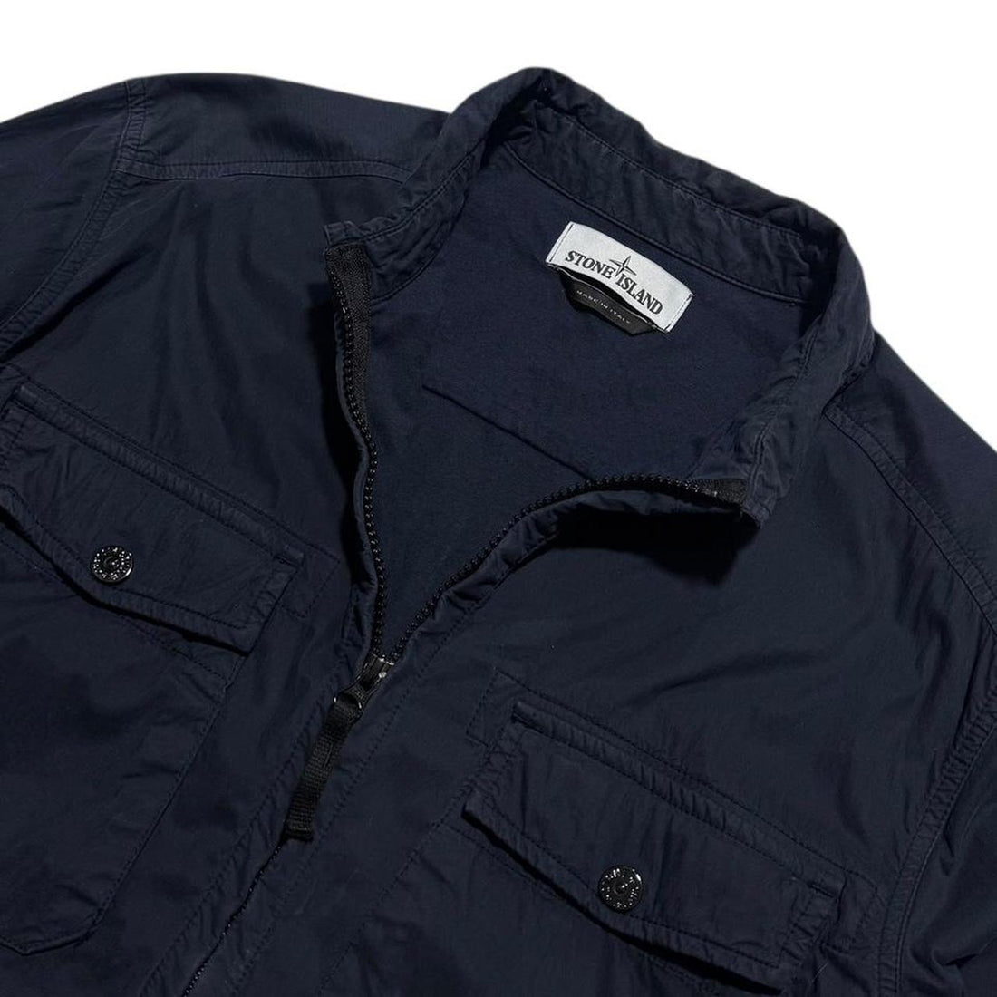 Stone Island Brushed Cotton Overshirt