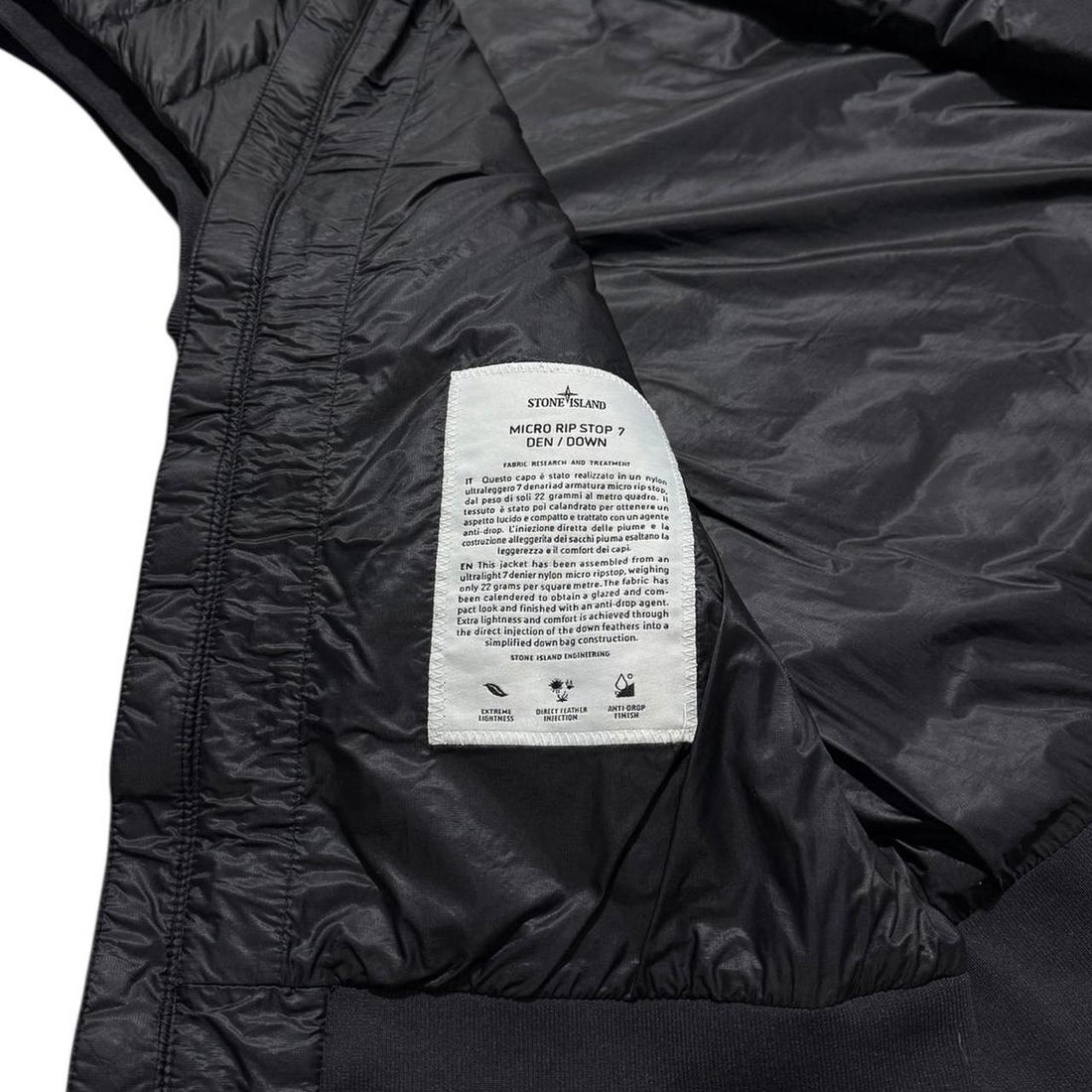 Stone Island Micro Rip Stop Down Gilet