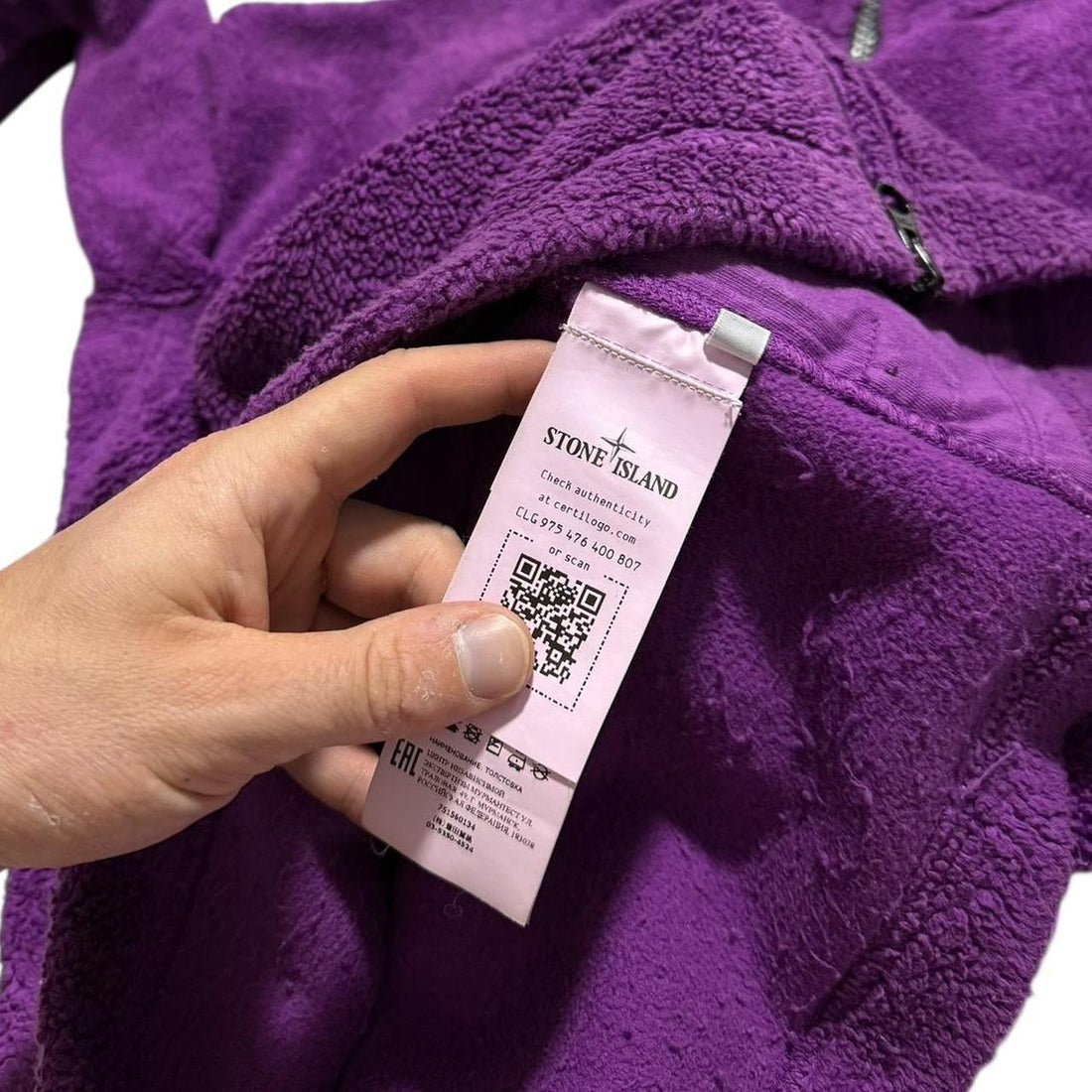 Stone Island Sherpa Fleece Jacket