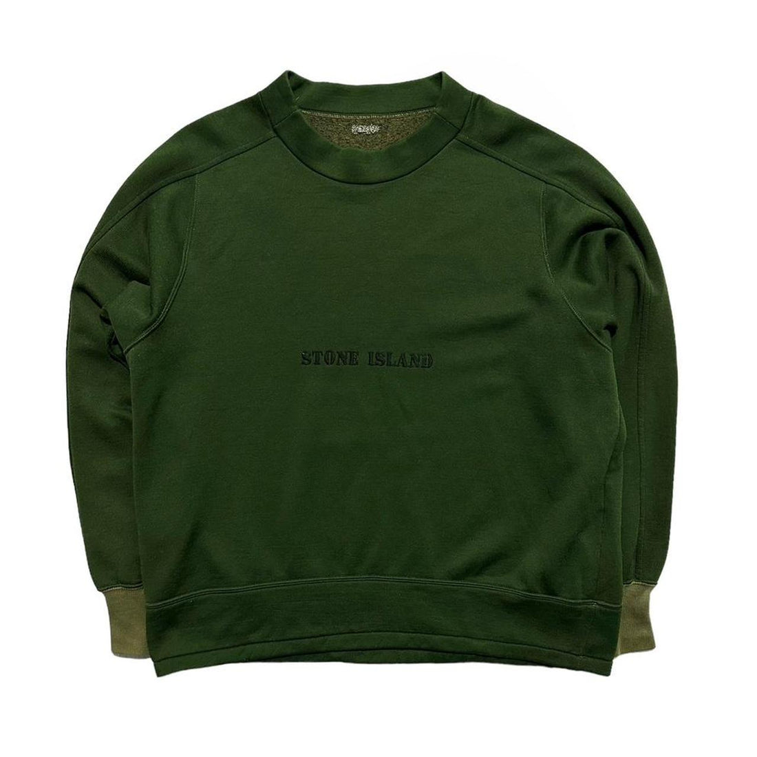 Stone Island 90's Green Front Logo Pullover