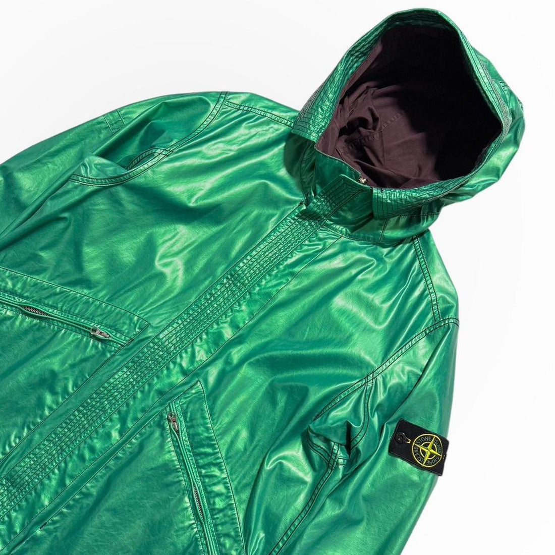 Stone Island Raso Gommato 'Spaceman' reversible Jacket