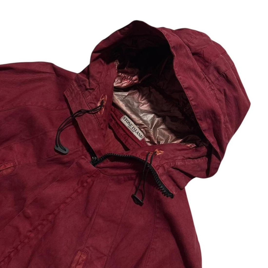 Stone Island 2004 Lino Flax Red Jacket
