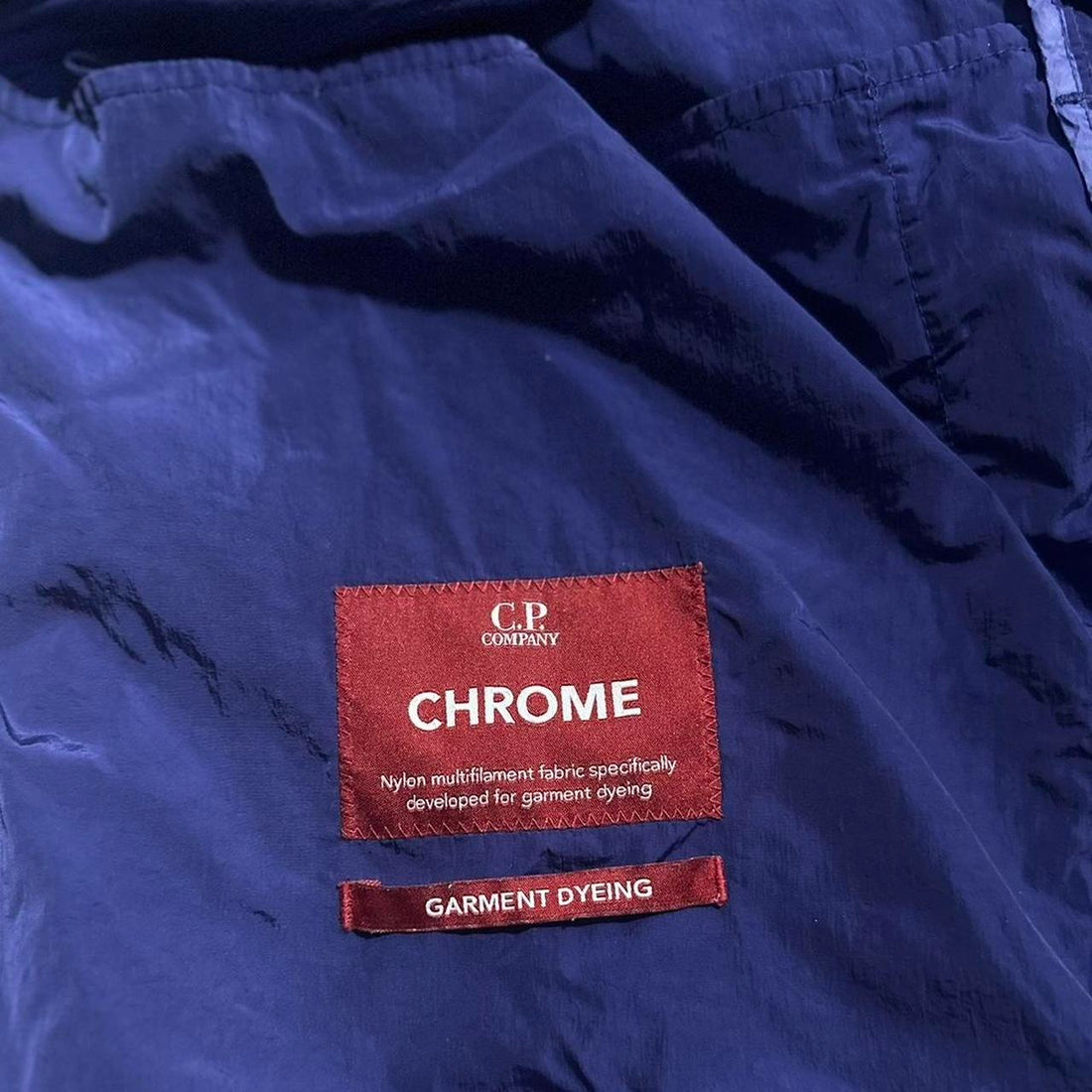 CP Company Chrome Blue Nylon Jacket