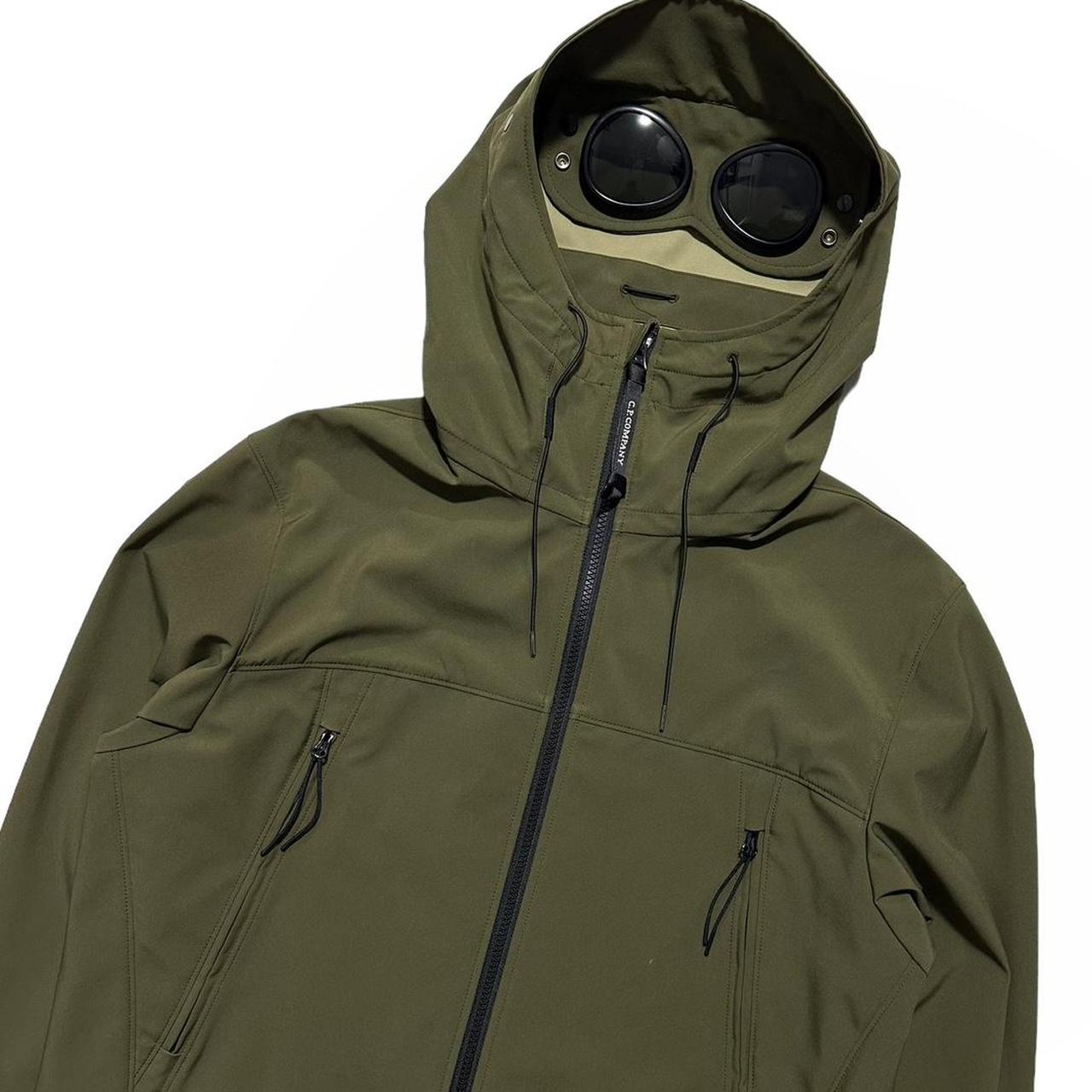 Cp company soft shell khaki best sale