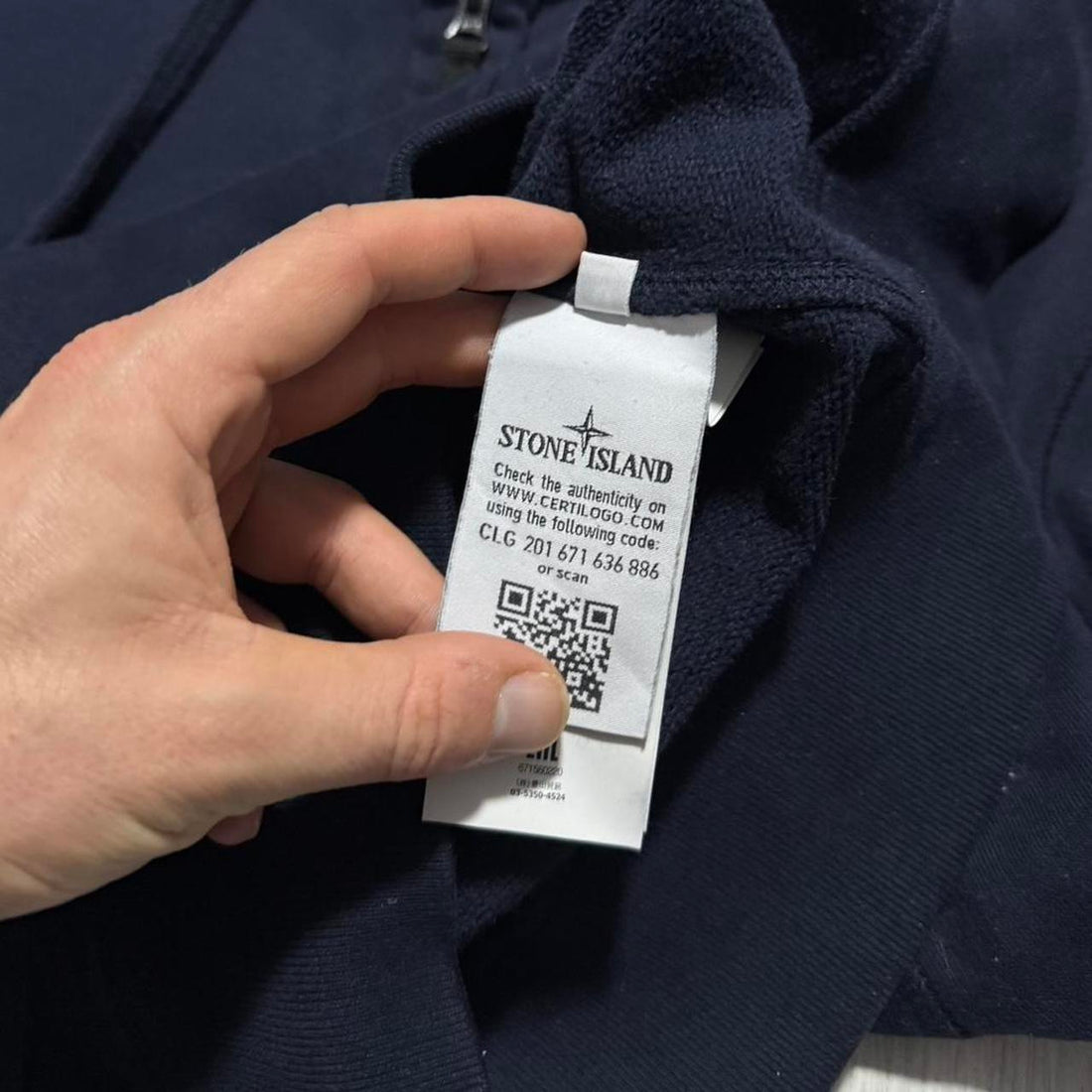 Stone Island Full Zip Hoodie