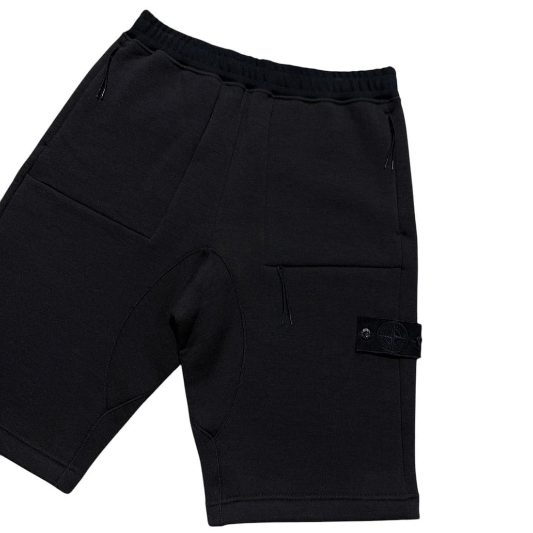 Stone Island Navy Ghost Cotton Shorts