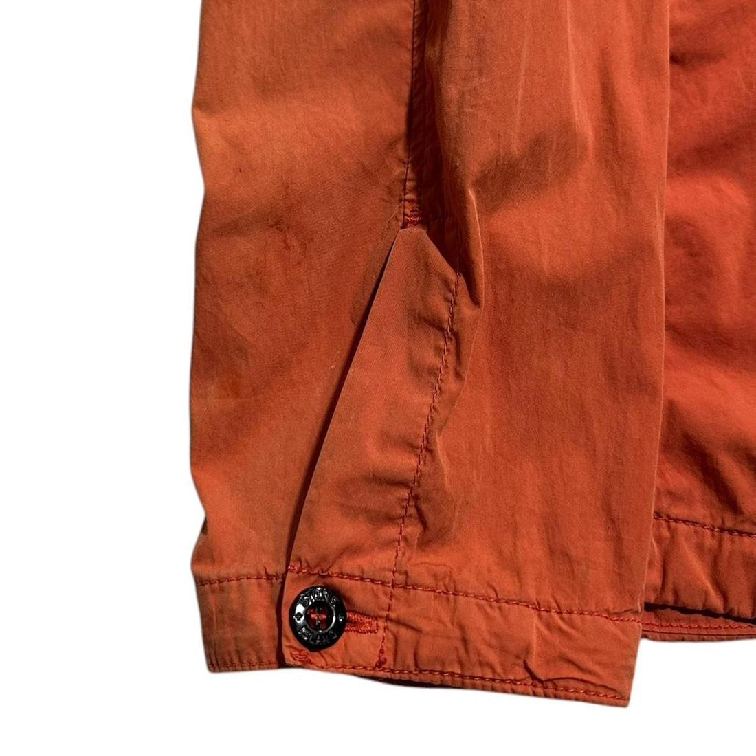 Stone Island Red Hooded Overshirt