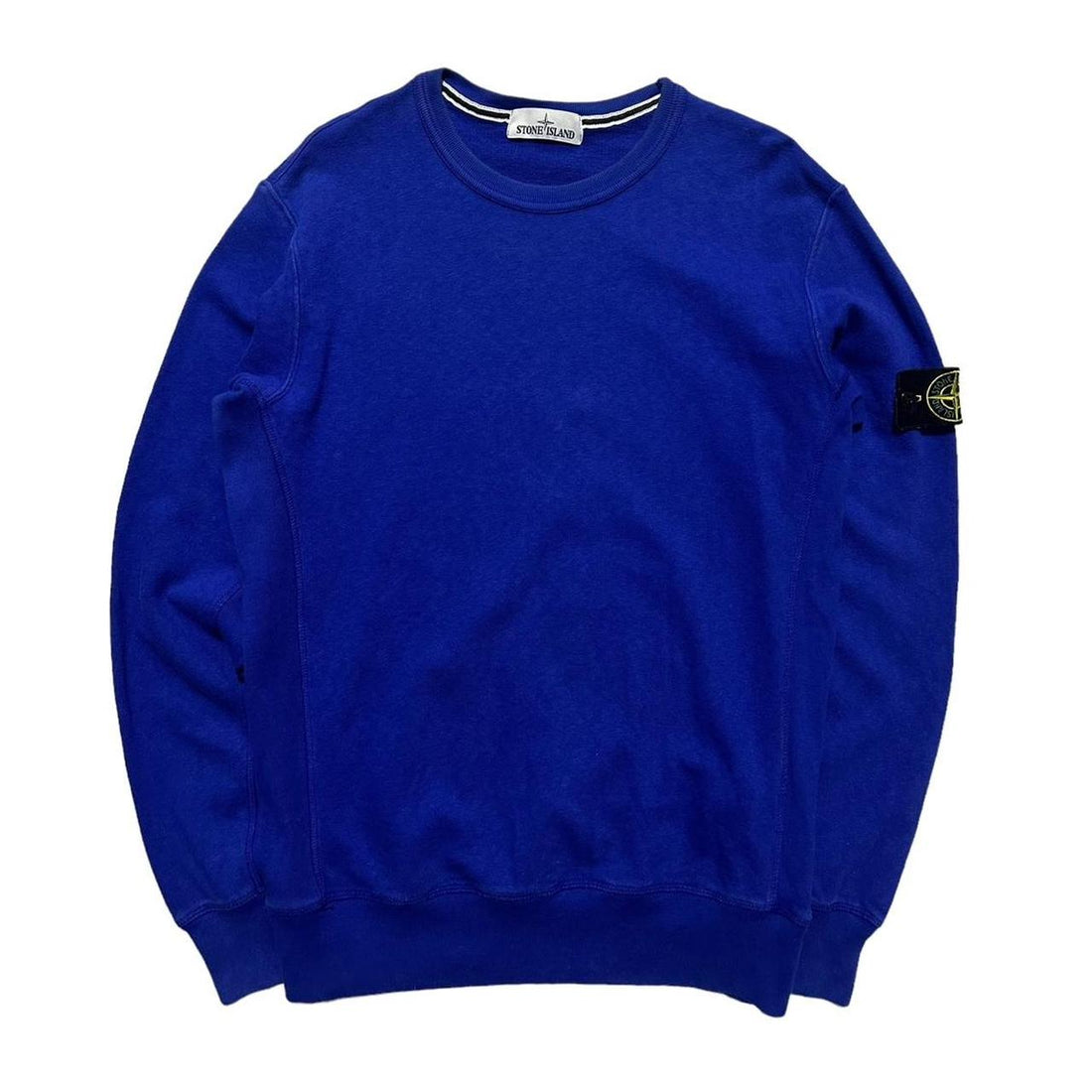 Stone Island Royal Blue Pullover Crewneck