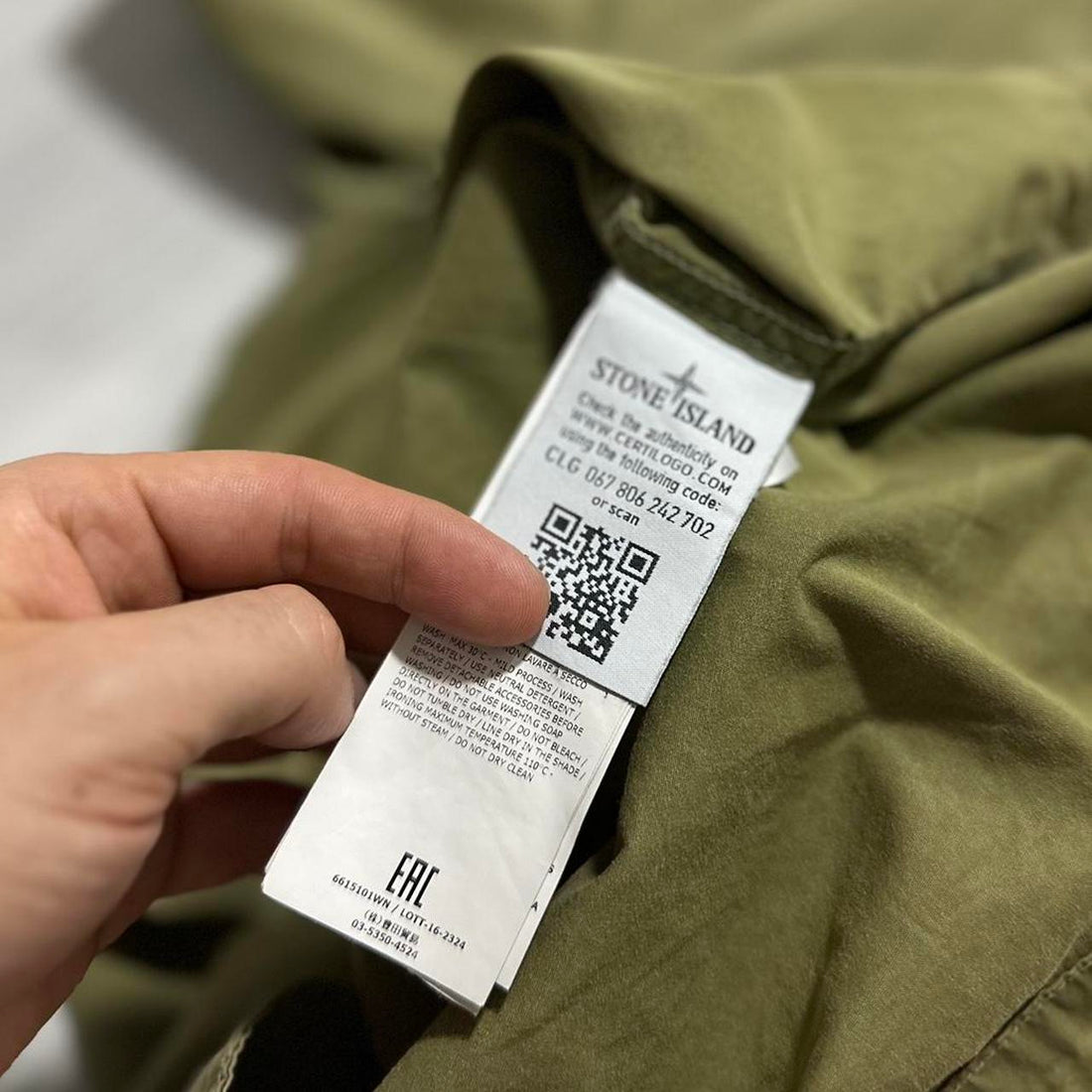 Stone Island Green Overshirt