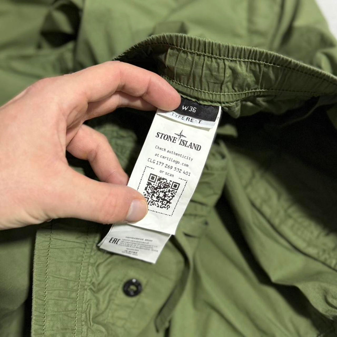 Stone Island Green Combat Cargos