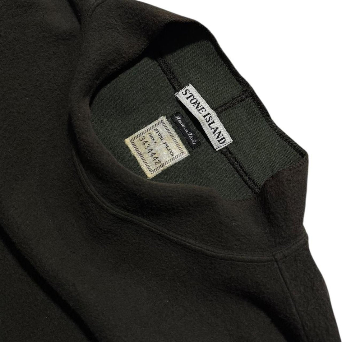 Stone Island A/W 1995 Dark Green Fleece Pullover