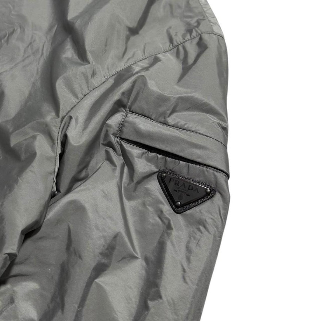 Prada Silver Nylon Jacket