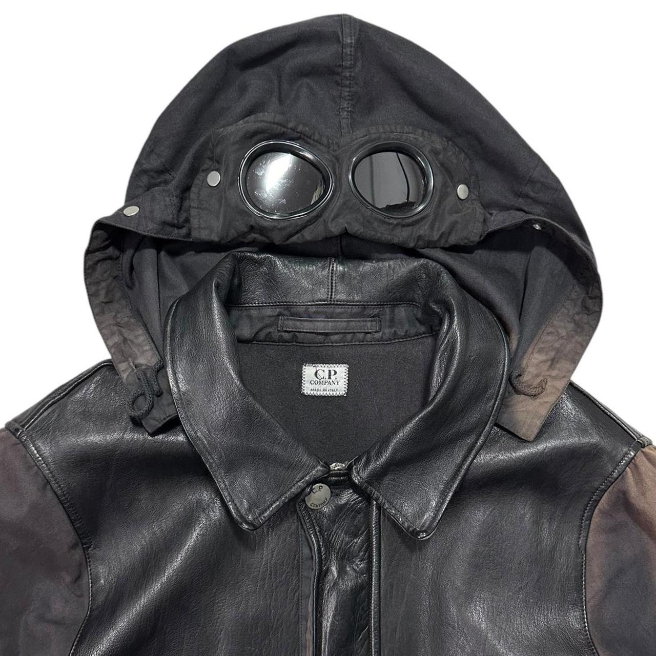 CP Company Leather Mille Miglia Goggle Jacket – TobyTides