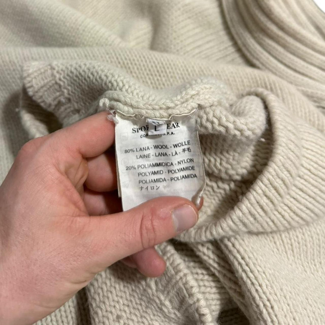 Stone Island 90's Heavy Knit Jumper