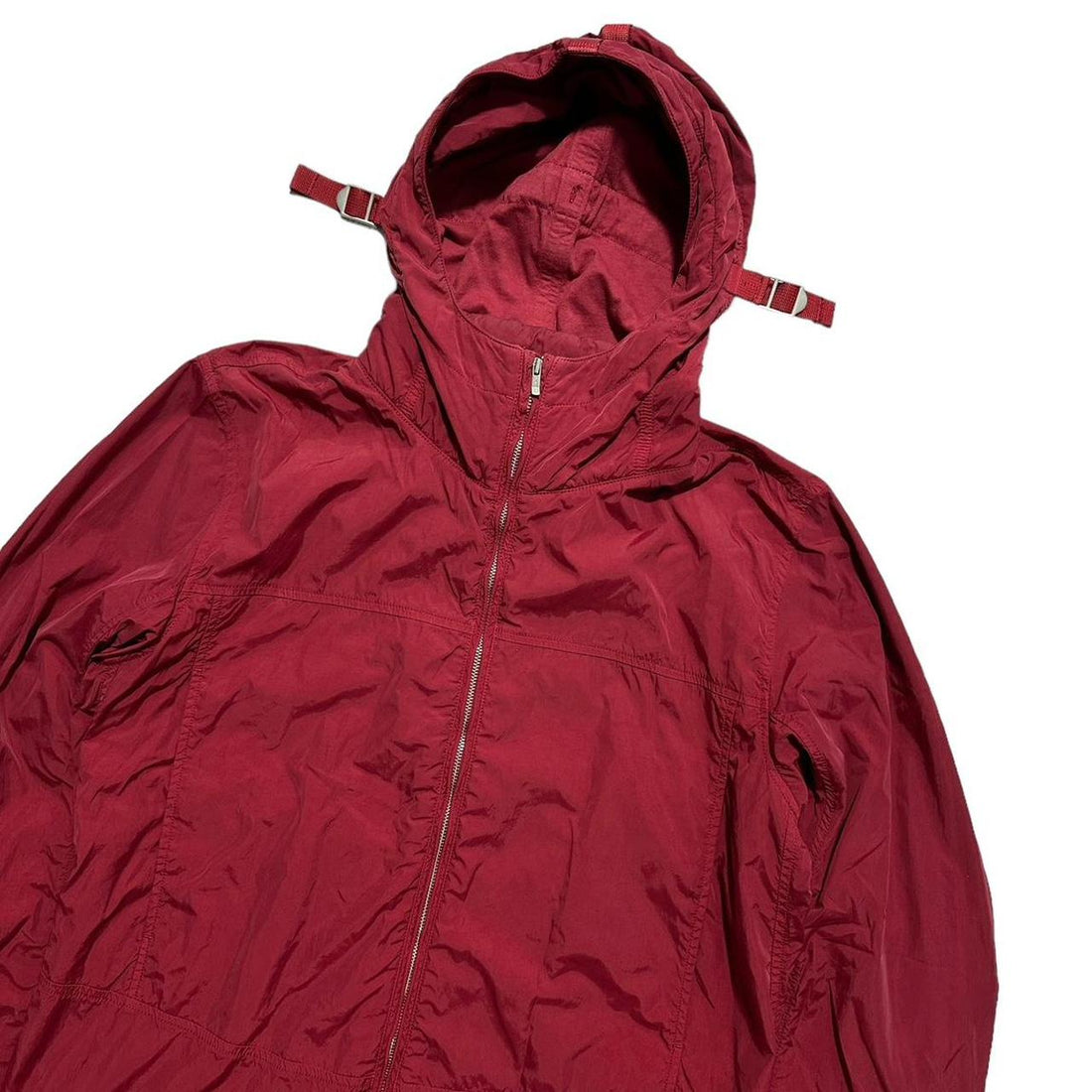 CP Company Red Nylon Watchviewer Jacket – TobyTides