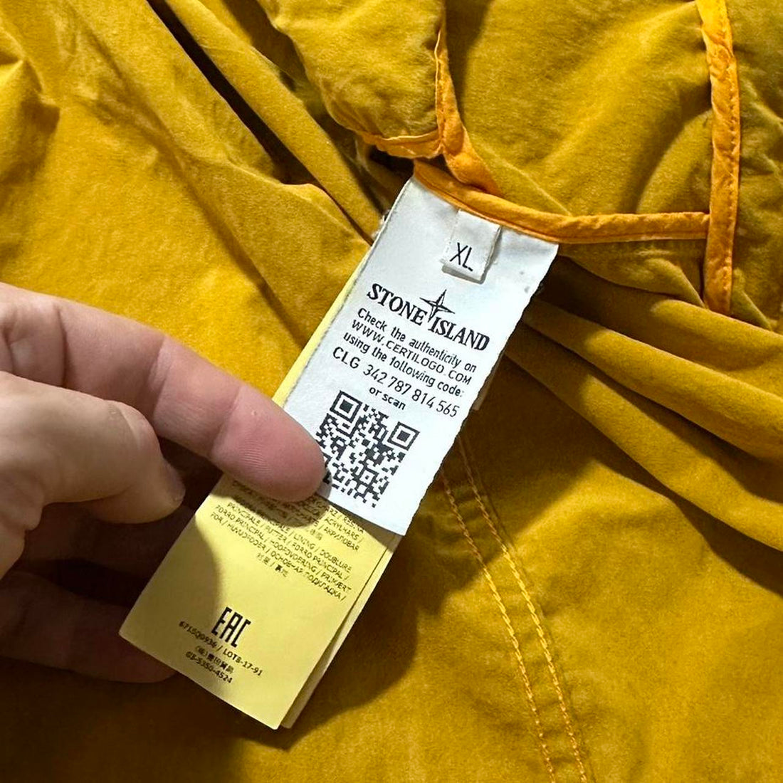 Stone Island Nylon Metal Flock Jacket