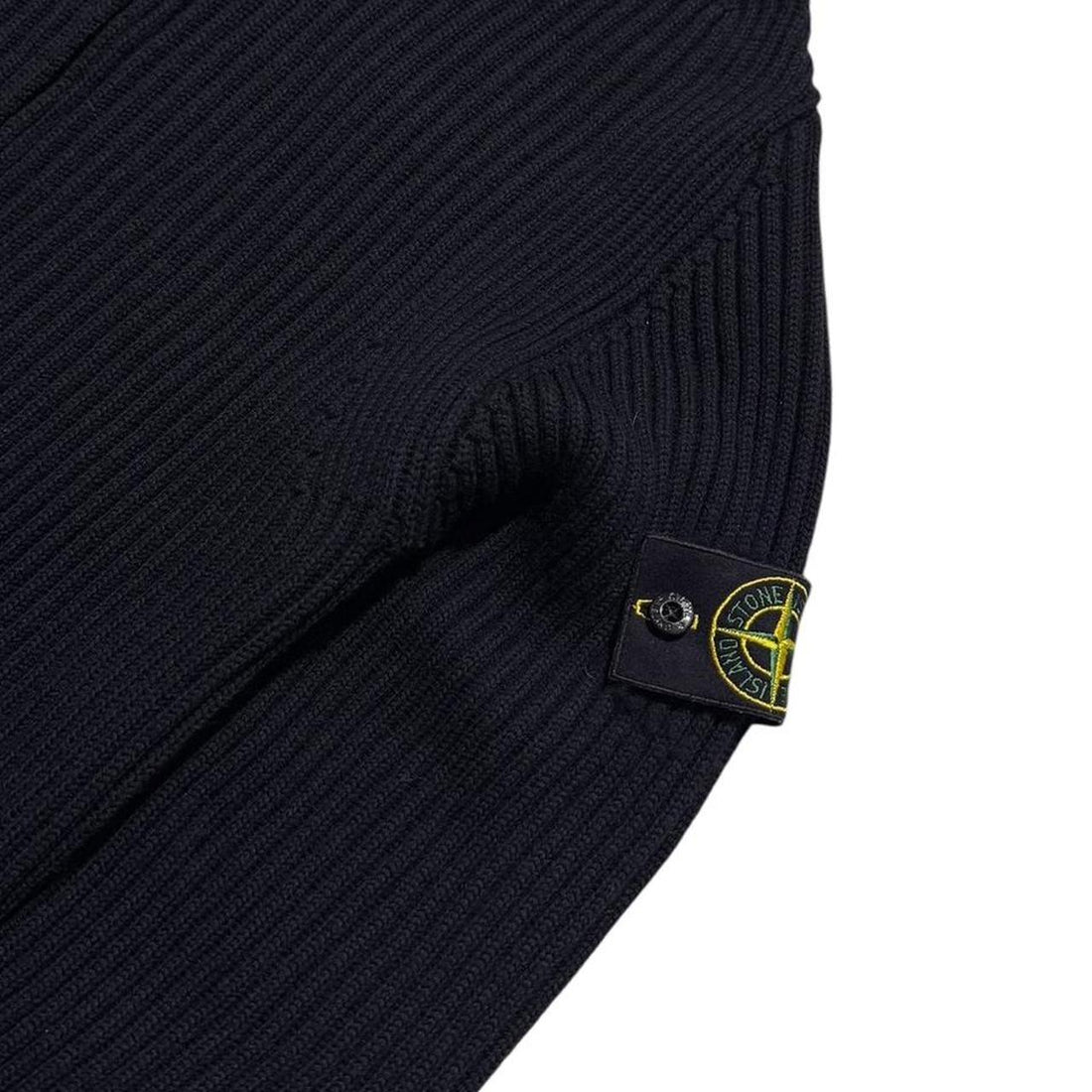 Stone island Ribbed Wool Full Zip