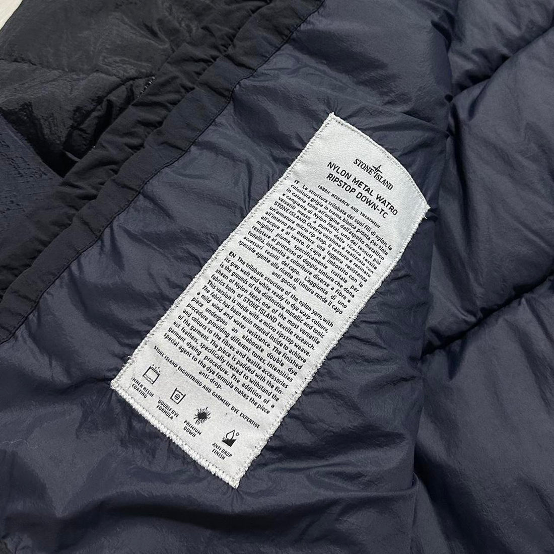 Stone Island Nylon Ripstop Down Jacket