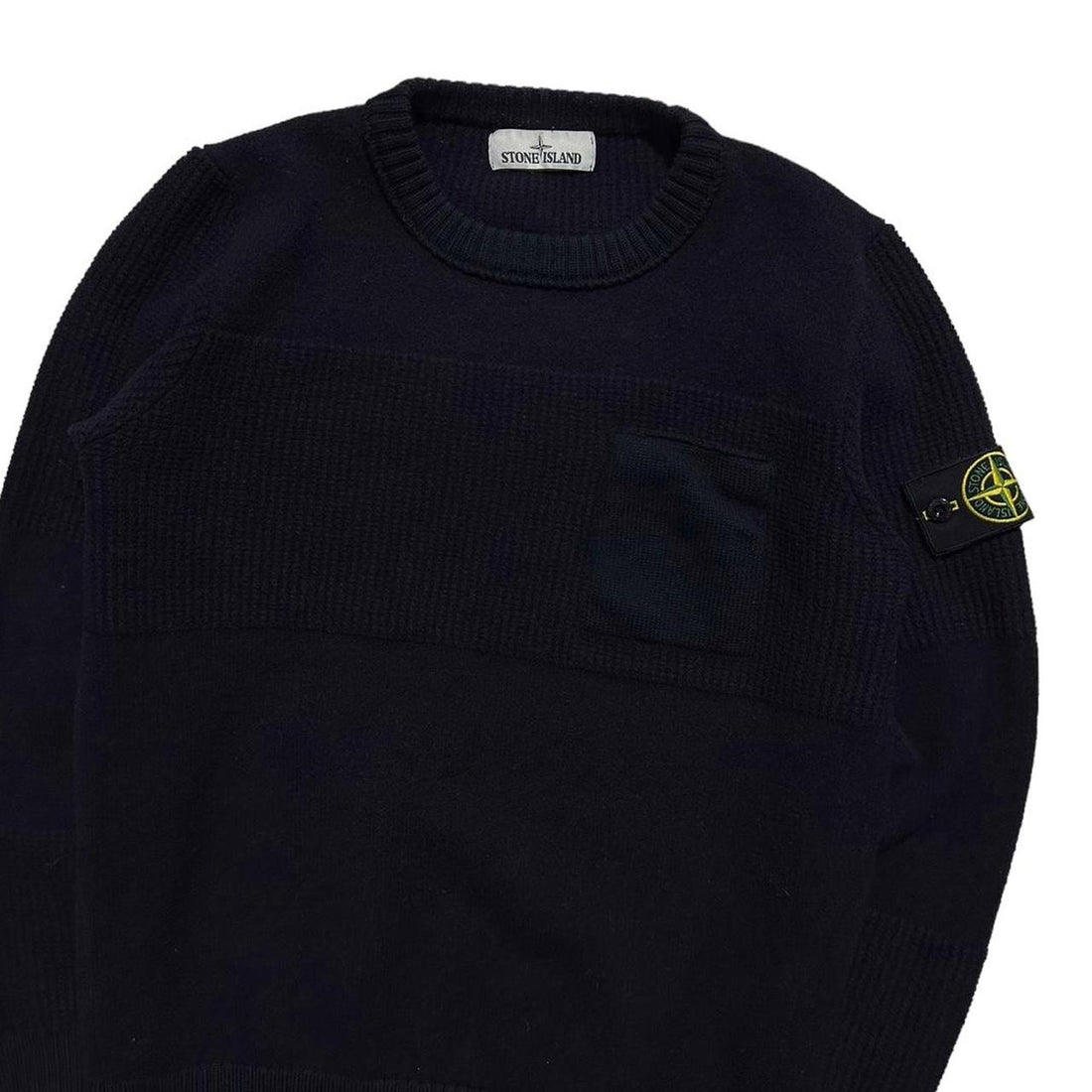 Stone Island Side Pocket Knit Pullover Jumper