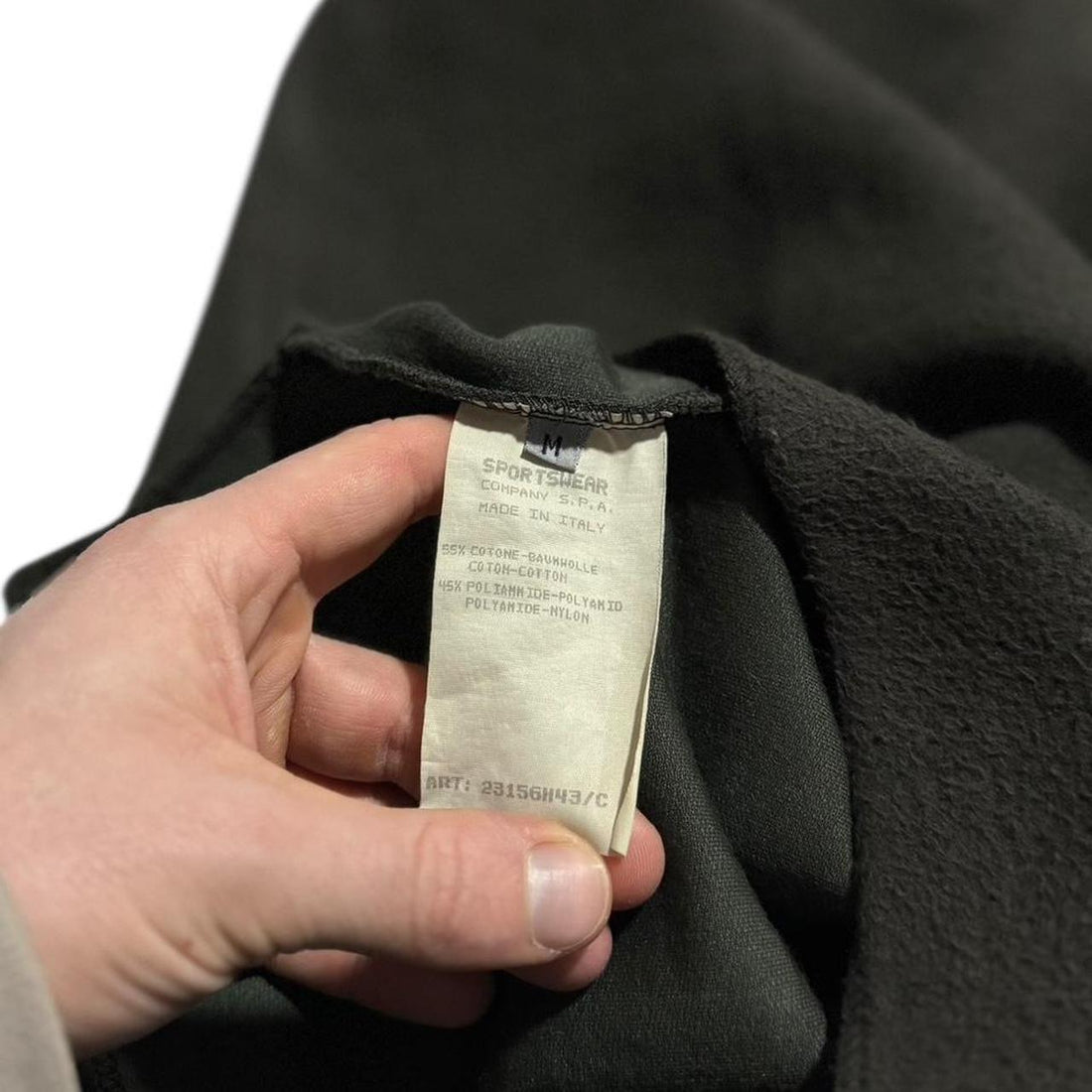 Stone Island A/W 1995 Dark Green Fleece Pullover