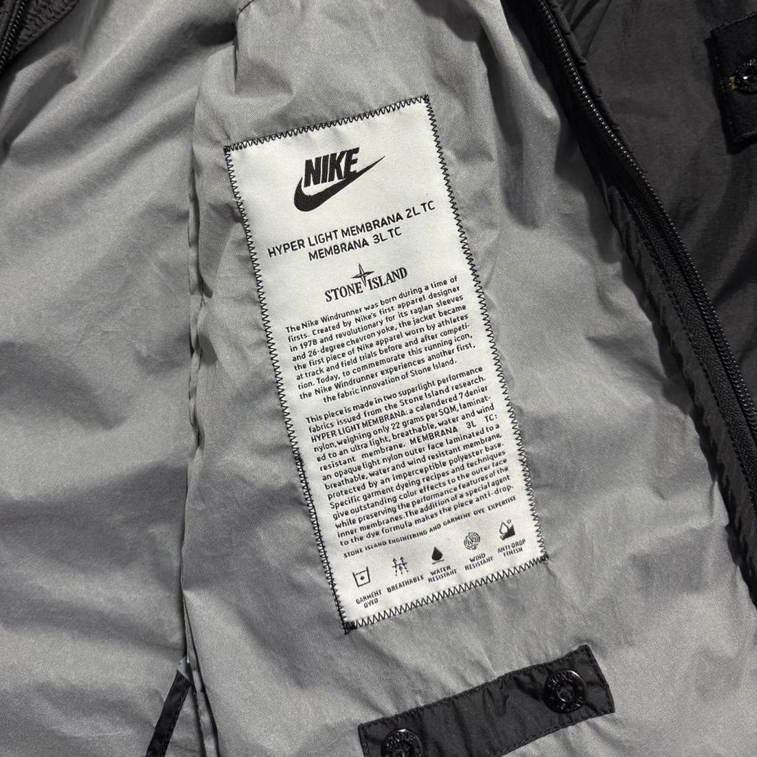 Stone Island Nike Hyper Light Packable Windbreaker Jacket