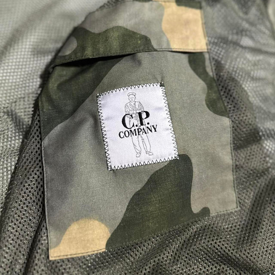CP Company Pro-Tek Camo Full Zip Jacket