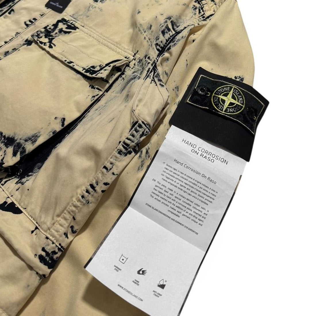 Stone Island 2017 Hand Corrosion On Raso Jacket