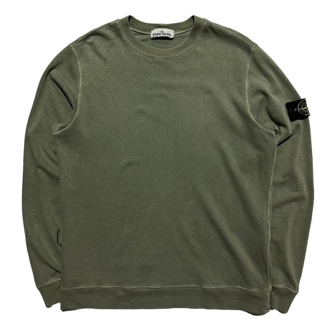 Stone Island Green Pullover Crewneck