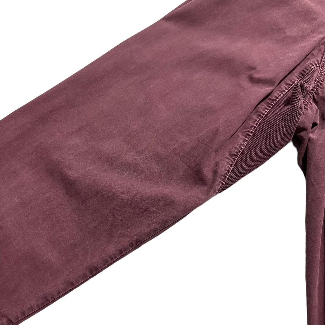 Stone Island burgundy side pocket overshirt