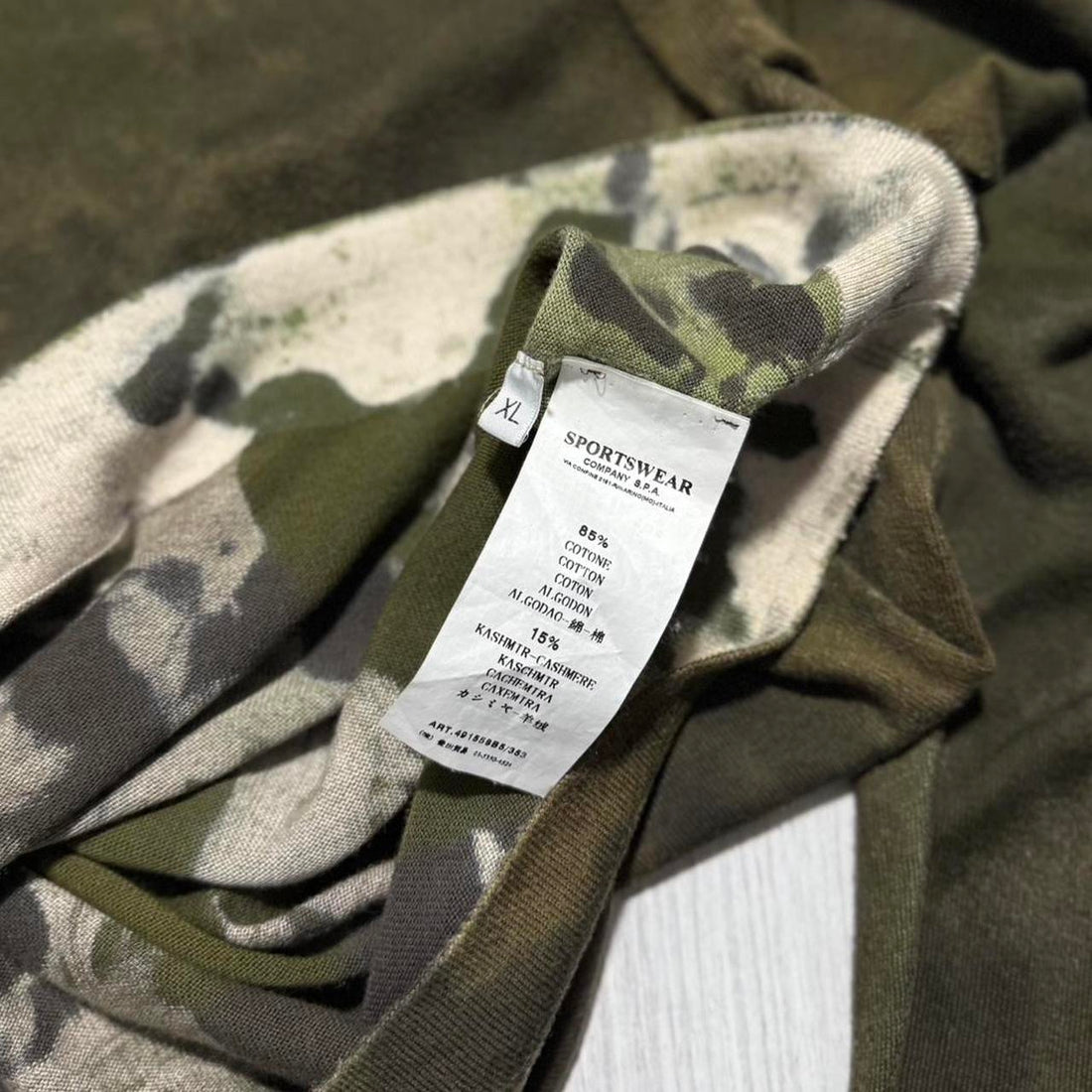 Stone Island Hand Painted Hoodie