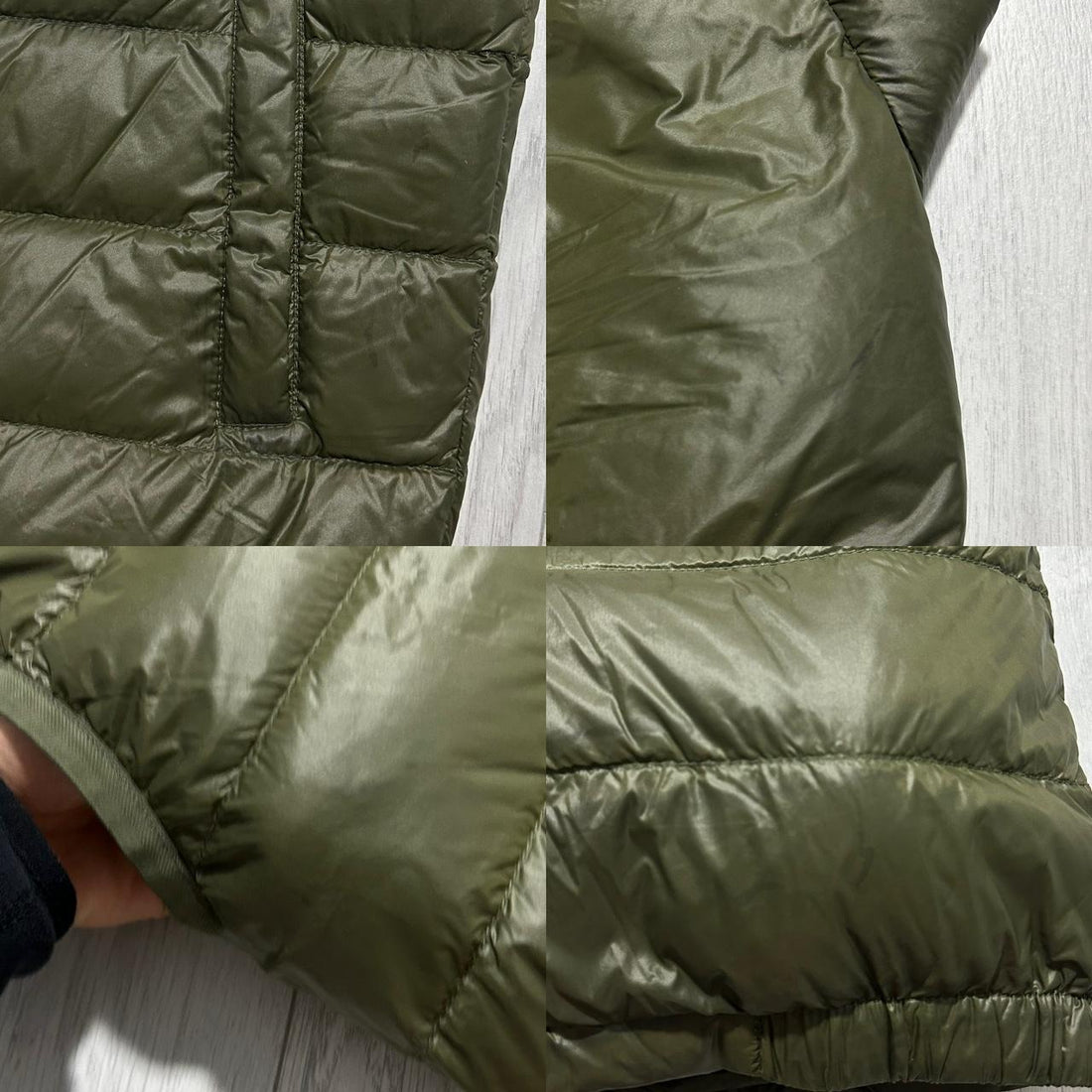 Prada Front Logo Green Down Gilet