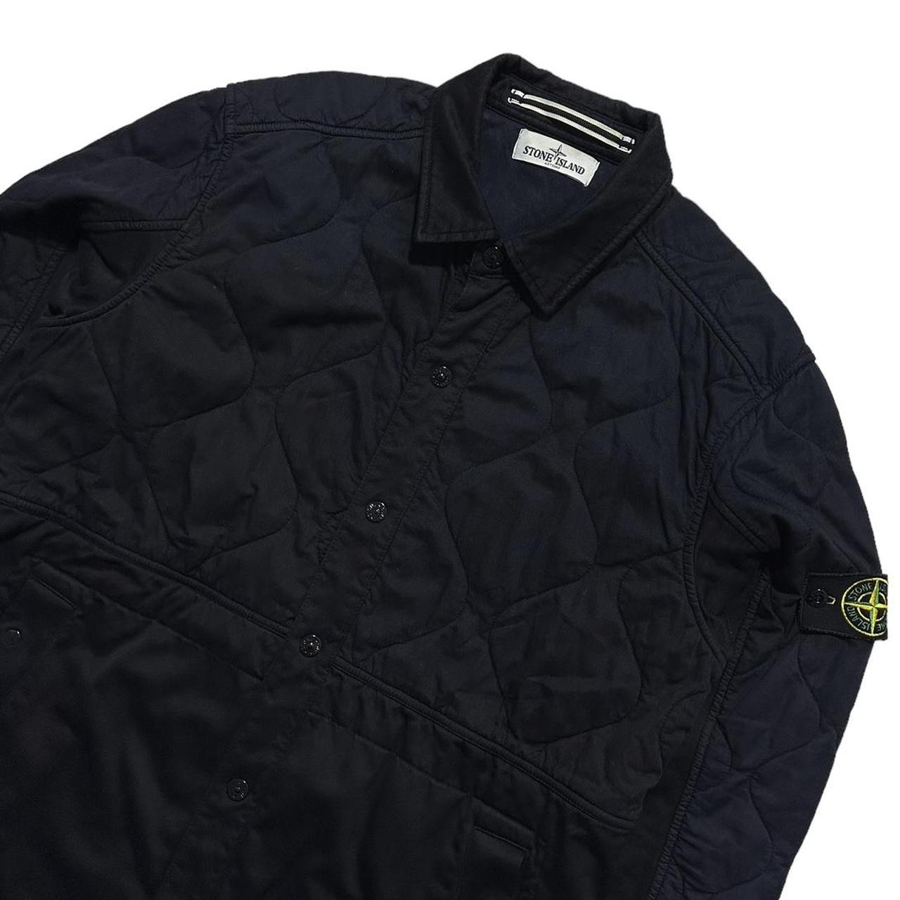 Stone island cheap quilted overshirt