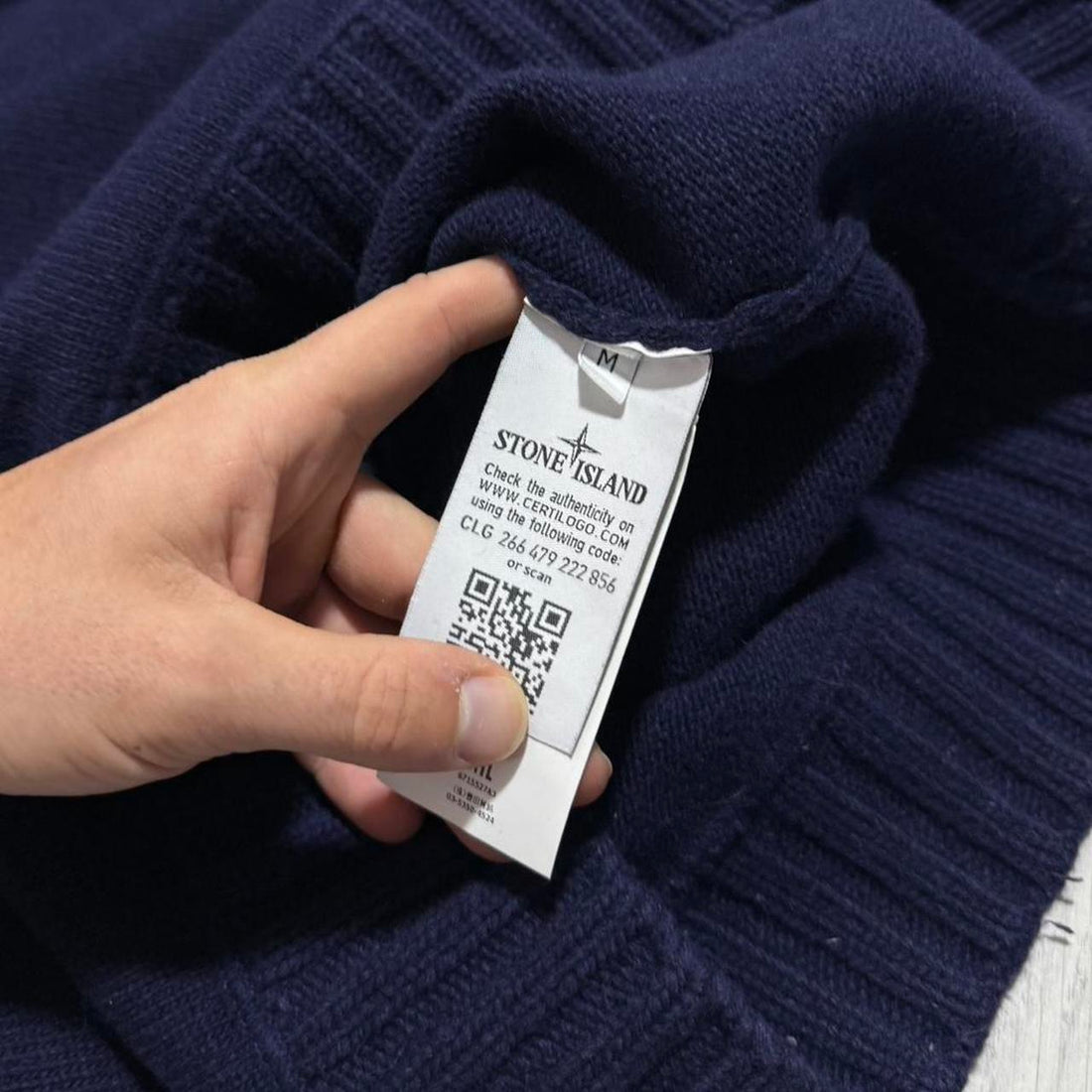 Stone Island Wool Pullover Crewneck