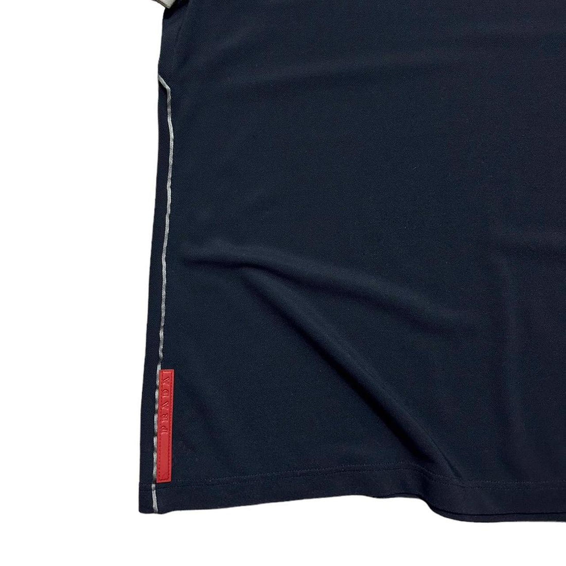 Prada Dark Blue Panel Vent T-Shirt