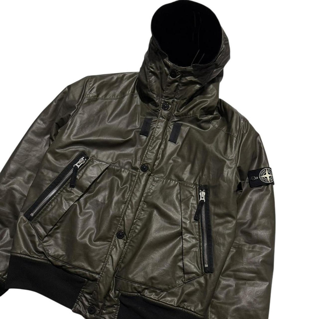 Stone Island Waxed Ice Jacket