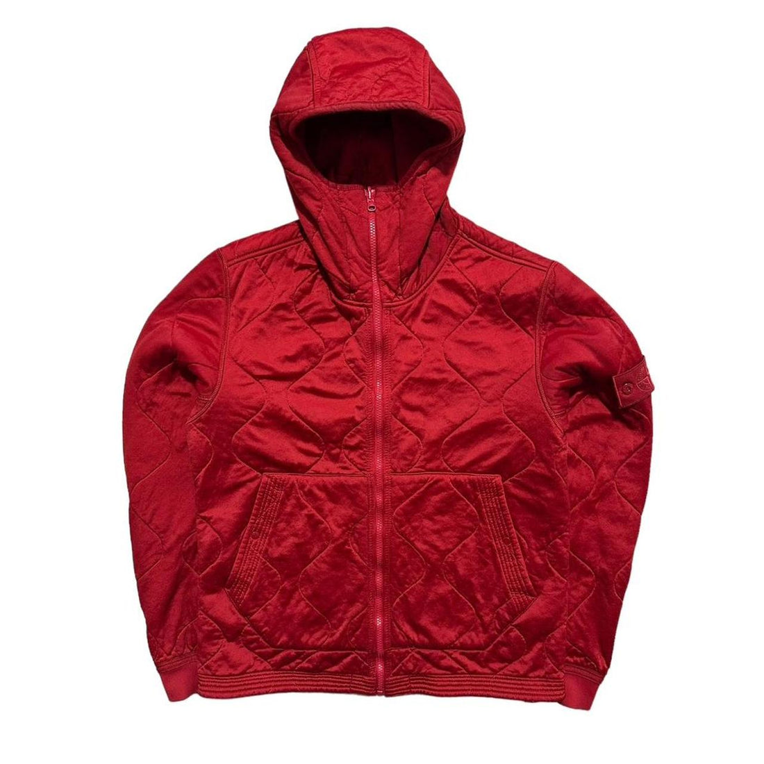 Stone Island Red Ghost Knit Jacket