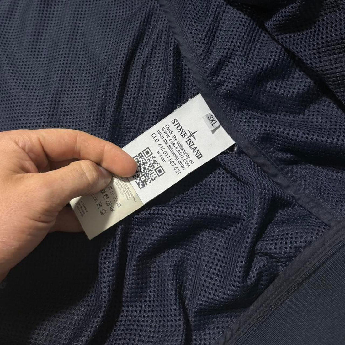 Stone Island Dark Blue Micro Reps Jacket
