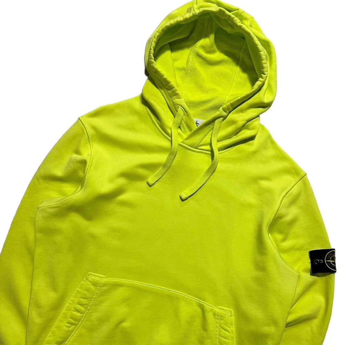 Stone Island Pullover Lime Hoodie