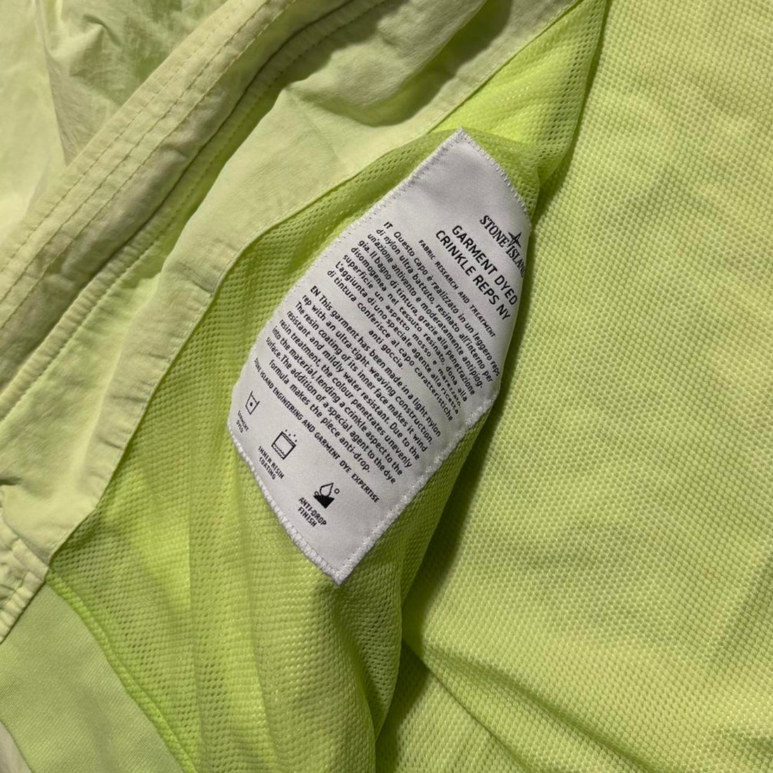 Stone Island Garment Dyed Crinkle Reps Jacket