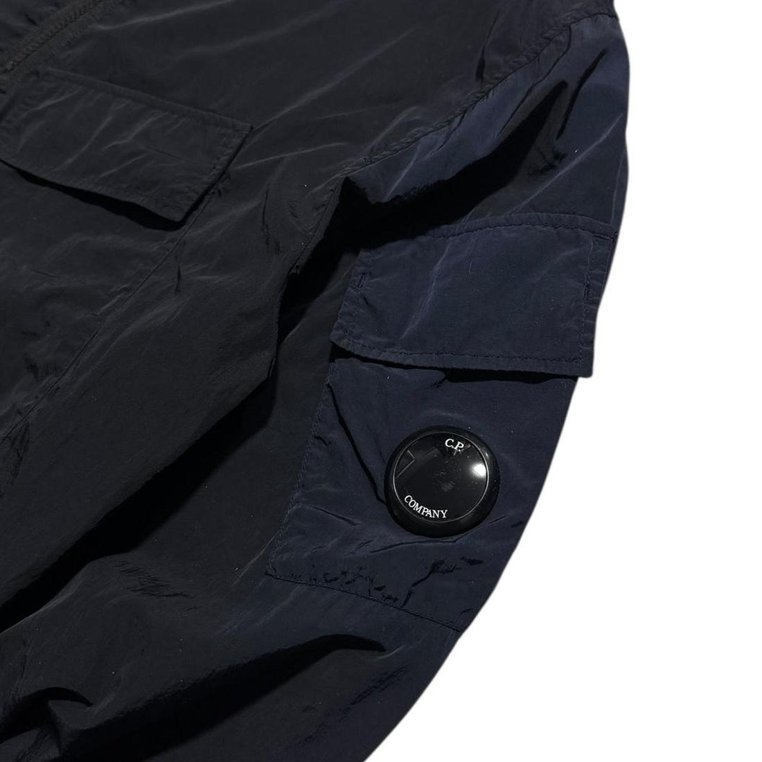 CP Company Navy Nylon Pullover Jacket
