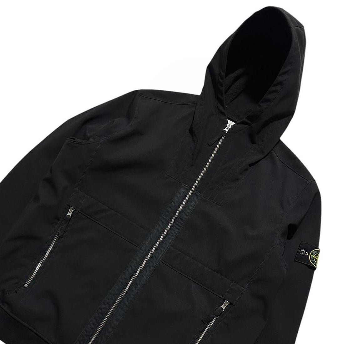 Stone Island Black Soft-Shell Jacket