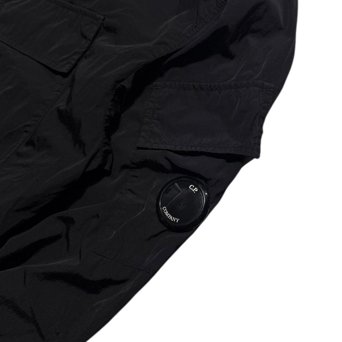 CP Company Black Nylon Pullover Jacket