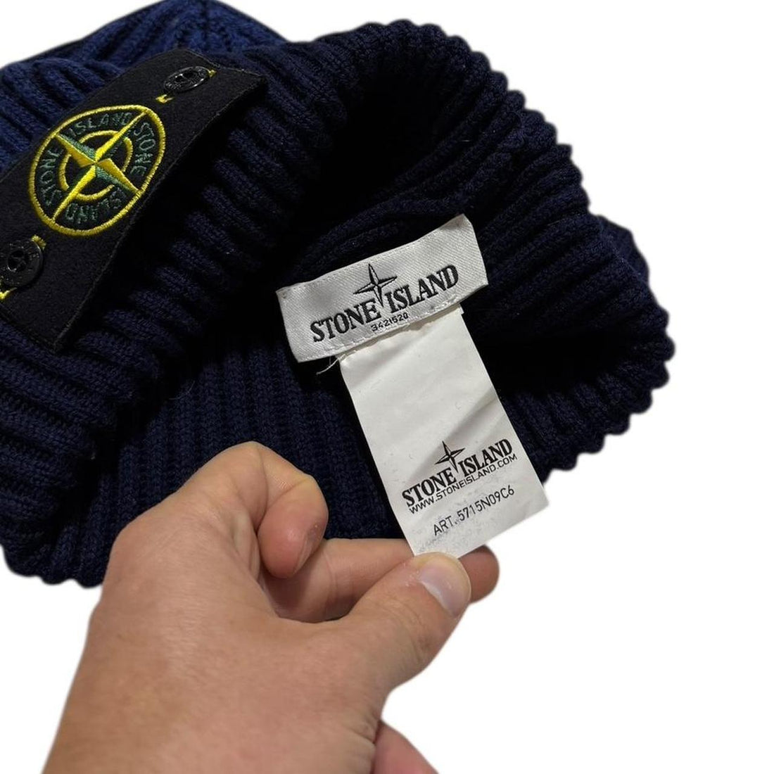 Stone Island Ribbed BeanieGreat condition, small...
